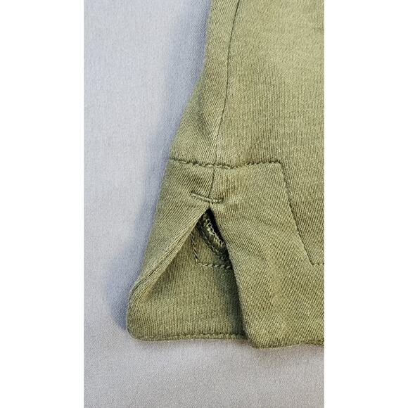 J Jill Top Womens Small Green Knit Tunic Shoulder Buttons 3/4 Sleeve Casual Soft - Picture 9 of 12